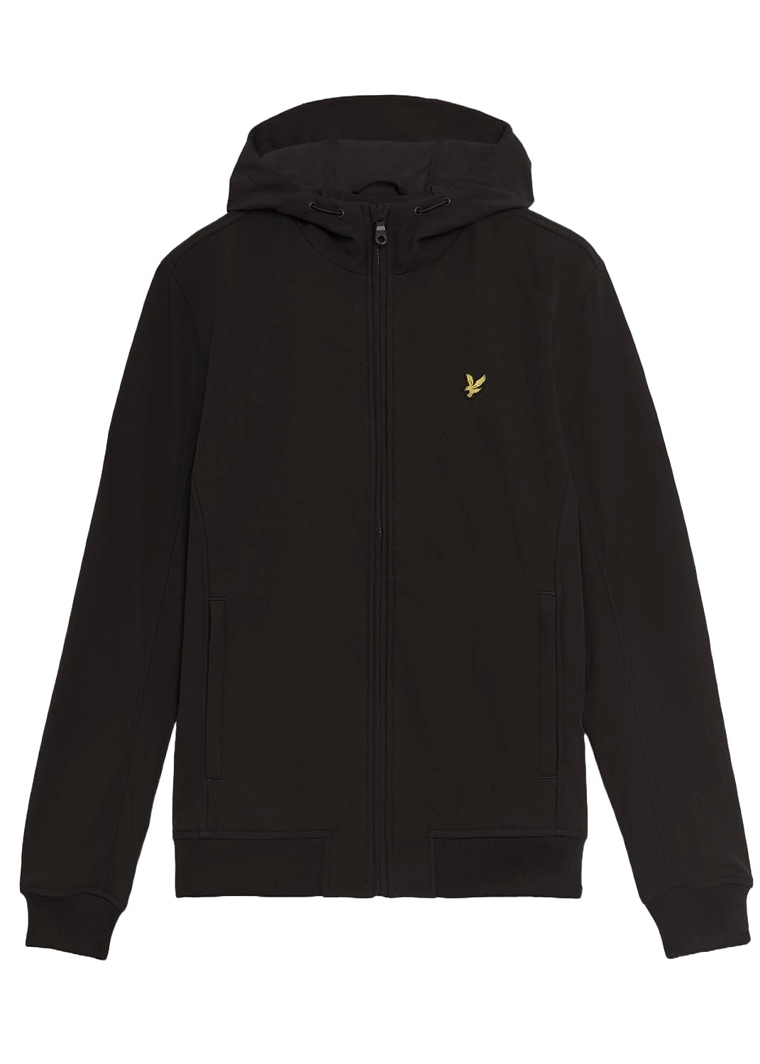 Lyle & Scott Giacca da uomo Fleece Back Nera