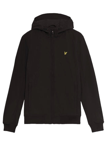 Lyle & Scott Giacca da uomo Fleece Back Nera