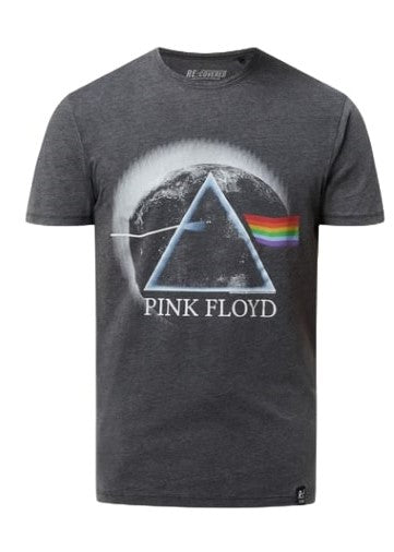 Recovered T-Shirt da uomo manica corta Pink Floyd Grigia