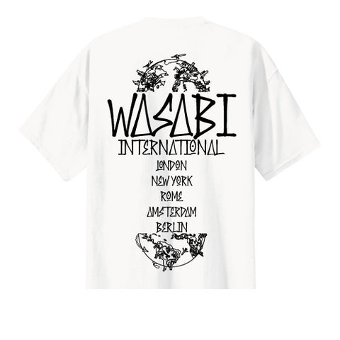 Wasabi International white men's short sleeve t-shirt