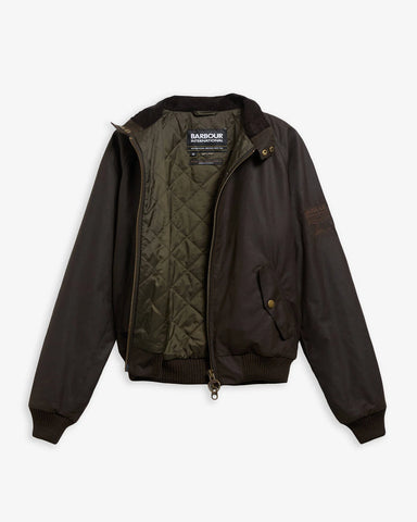 Barbour International Giacca cerata da uomo Steve McQueen olive