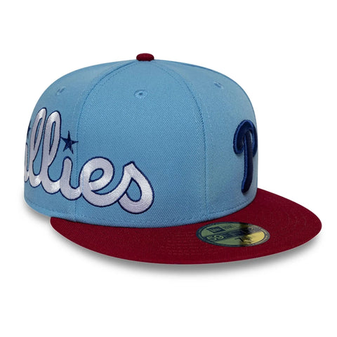 New Era Cappello unisex Philadelphia Phillies MLB Multi Logo Satin Lined