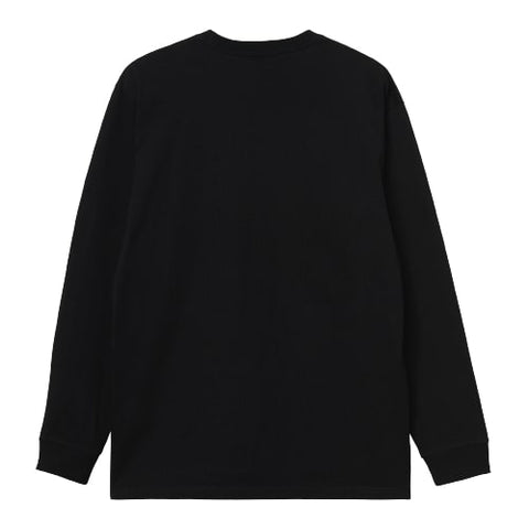 Carhartt Wip T-Shirt da uomo manica lunga Chase nera
