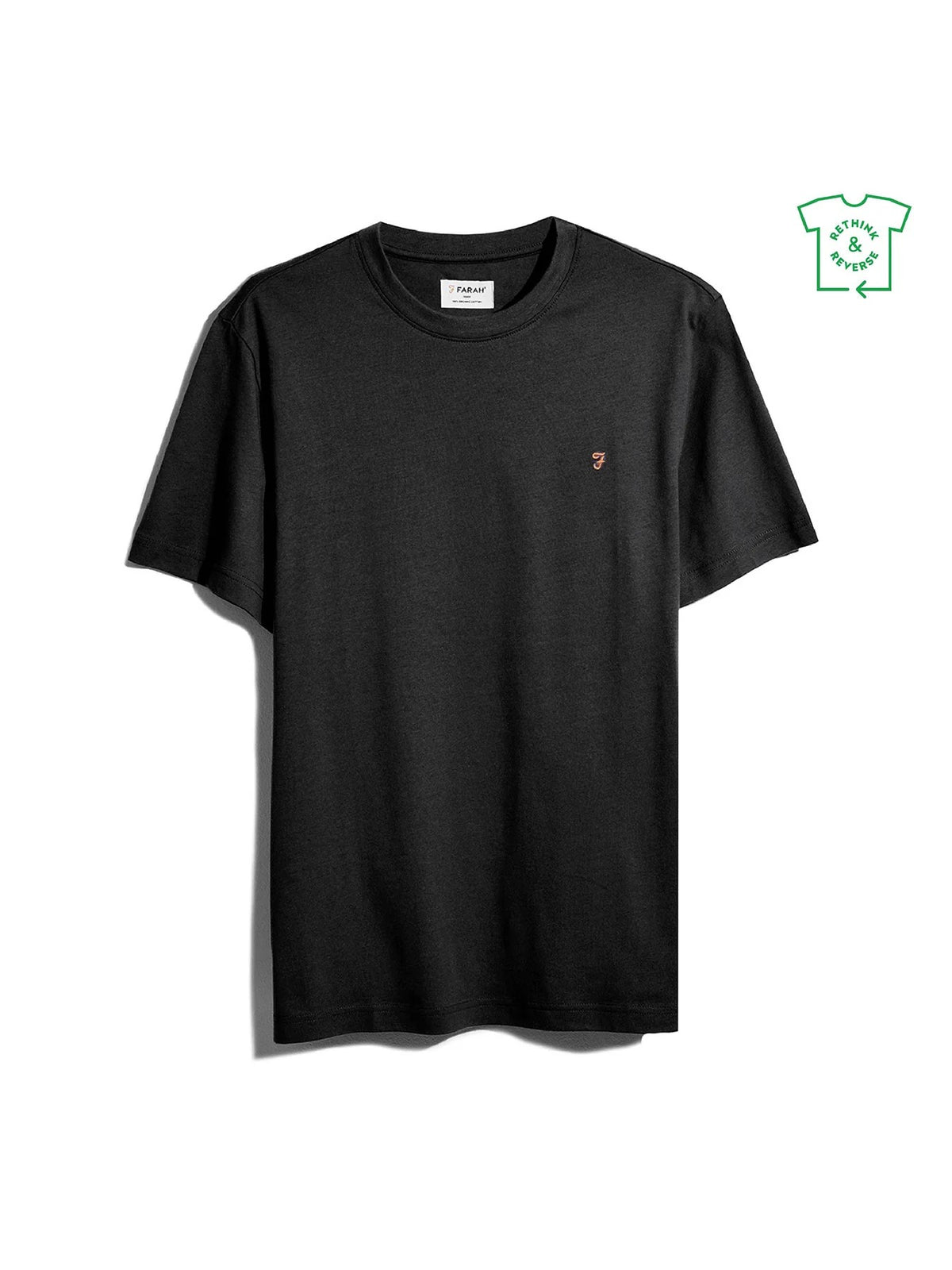 Farah T-Shirt Uomo Danny Reg Nera