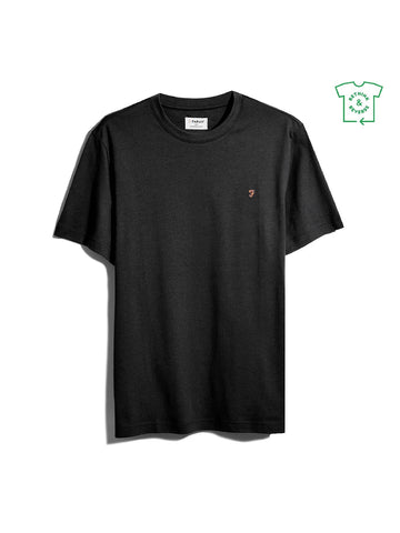 Farah T-Shirt Uomo Danny Reg Nera