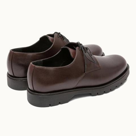 Kleman Dormance P1 men's leather derby shoes burgundy