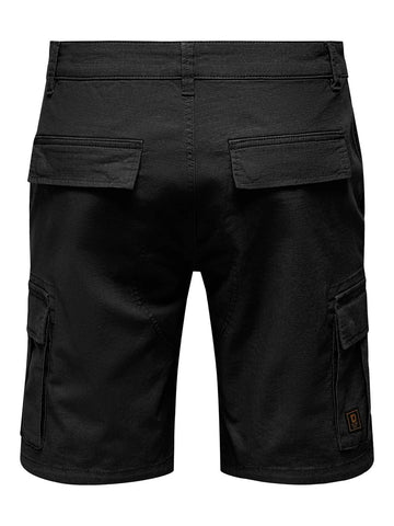 Only &amp; Sons Ray Life Men's Shorts With Big Pockets Black