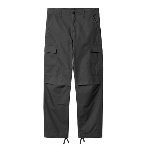 Carhartt Wip Men's Regular Gray Trousers With Big Pockets