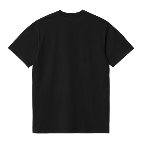 Carhartt Wip American Script short sleeve men's T-Shirt black