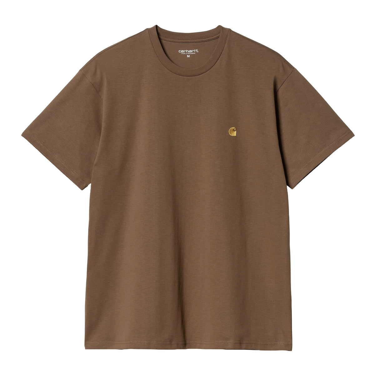 Carhartt Wip T-Shirt da uomo manica corta Chase Marrone