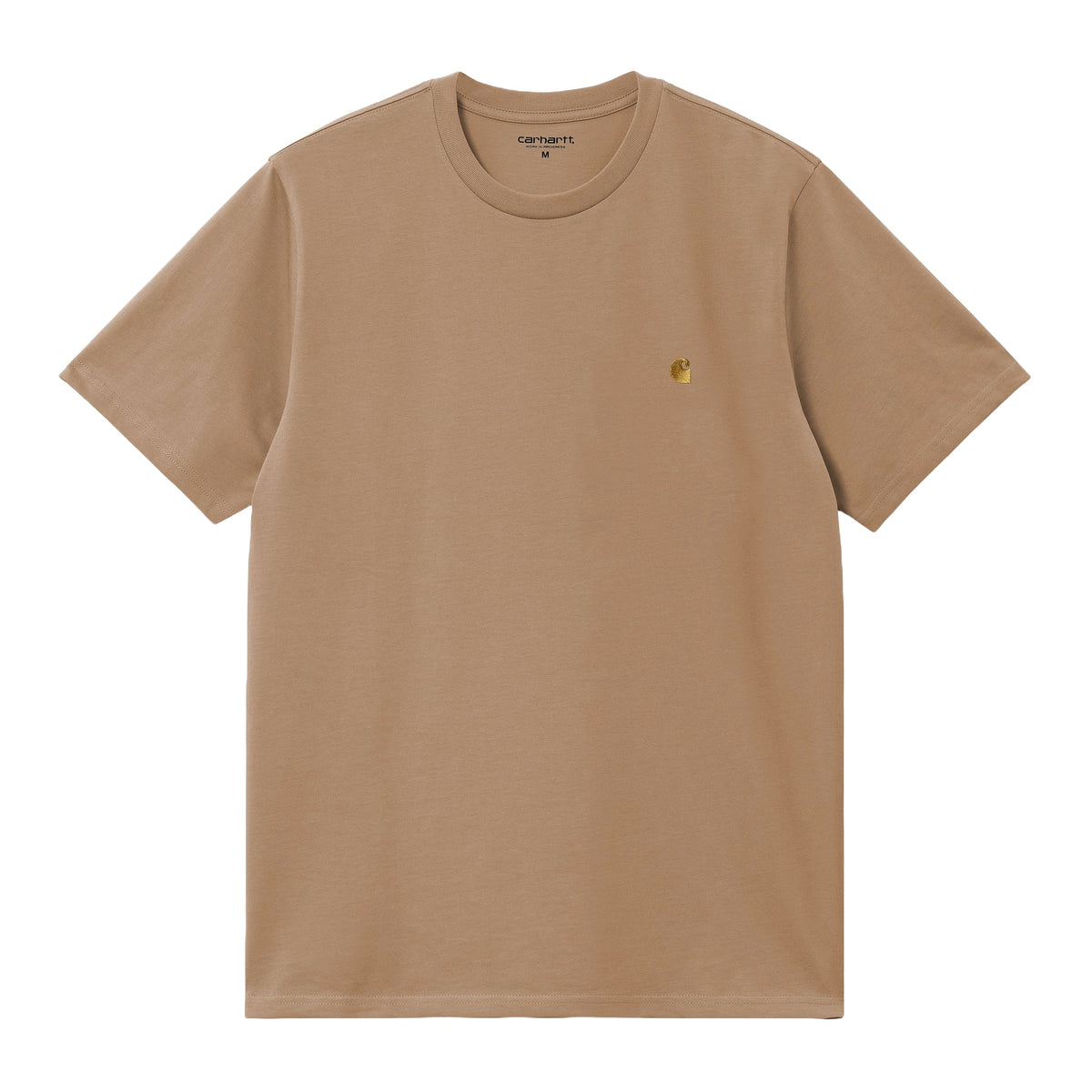 Carhartt Wip T-Shirt da Uomo manica corta Chase beige scuro