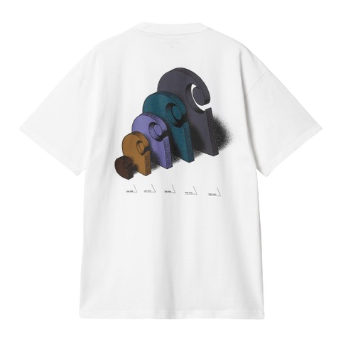 Carhartt Wip T-Shirt Uomo Diagram C Bianca