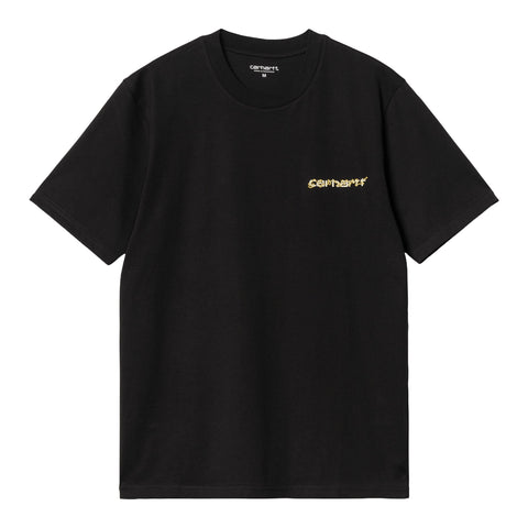 Carhartt Wip T-Shirt da uomo manica corta Noodle Soup Nera