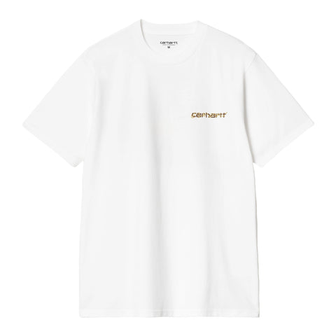 Carhartt Wip T-Shirt  da uomo manica corta Noodle Soup Bianca