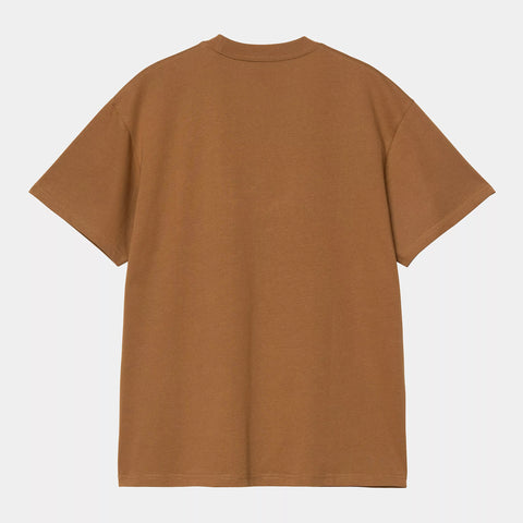 Carhartt Wip Men's T-Shirt Short Sleeve Pocket Heart