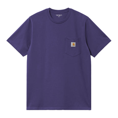 Carhartt Wip T-Shirt da Uomo manica corta Pocket Viola