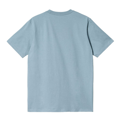 Carhartt Wip Men's T-Shirt Pocket Light Blue