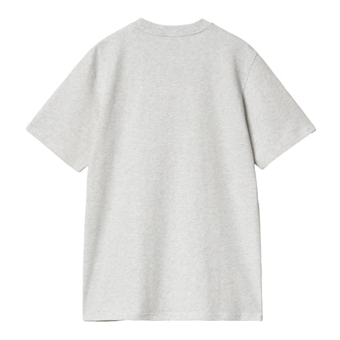 Carhartt Wip T-Shirt Uomo da uomo manica corta Script Grigia