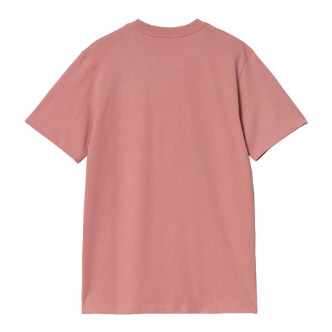 Carhartt Wip T-Shirt da Uomo manica corta Script Rosa