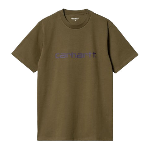 Carhartt Wip Men's T-Shirt Script Green