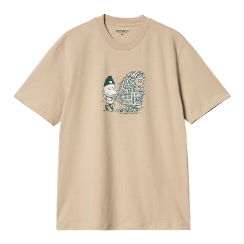 Carhartt Wip T-Shirt Uomo Shopper Beige