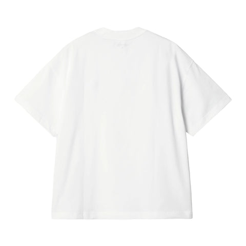 Carhartt Wip T-Shirt da uomo manica corta Signature Script Bianca