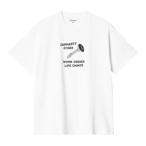 Carhartt Wip Strange Screw Herren T-Shirt Weiß