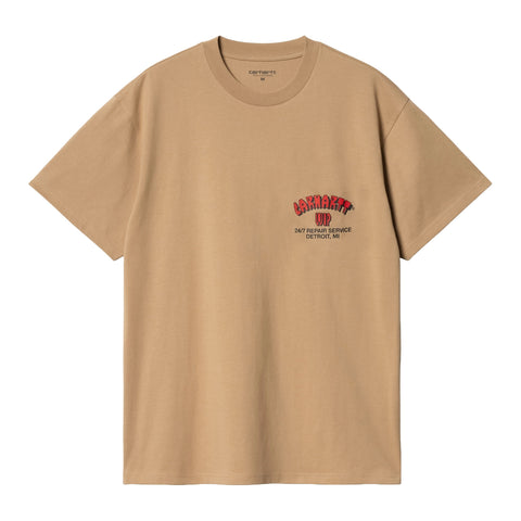 Carhartt Wip T-Shirt uomo manica corta Super Tired beige