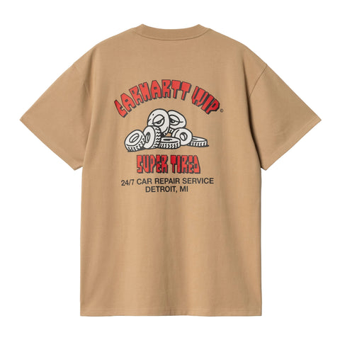 Carhartt Wip T-Shirt uomo manica corta Super Tired beige