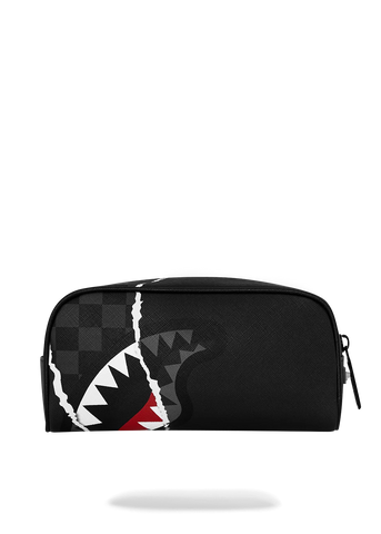 Sprayground Astuccio unisex Center Rip Revealing Gray nero