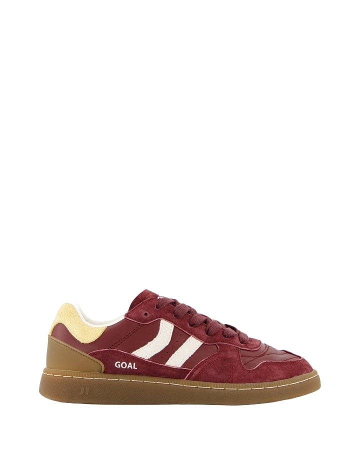 Coolway Sneaker in Pelle scamosciata Goal Bordeaux