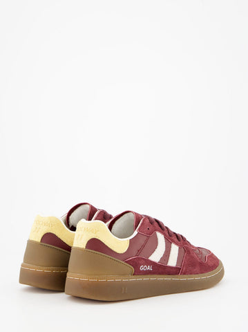 Coolway Sneaker in Pelle scamosciata Goal Bordeaux
