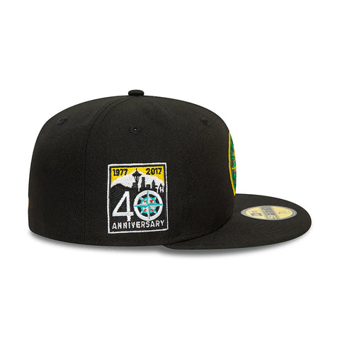 New Era Unisex Seattle Marines MLB Schwarze Mütze