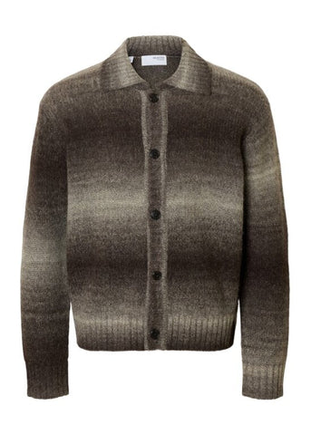 Selected Gaard Men's Wool Blend Button-Up Cardigan