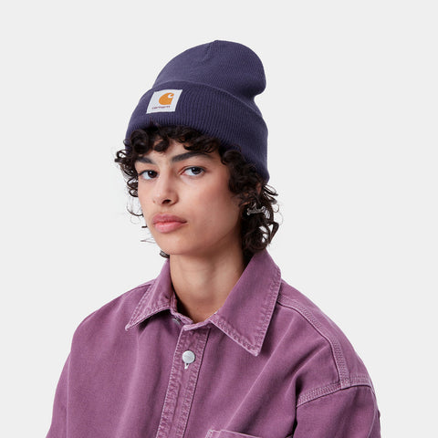 Carhartt Wip Unisex Short Watch hat purple