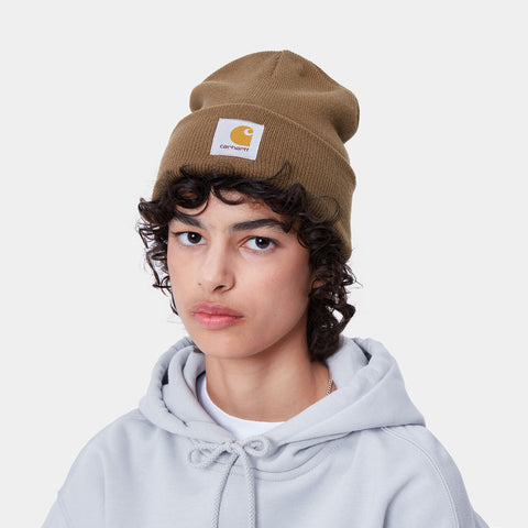 Carhartt Wip Unisex Hat Short Watch Brown