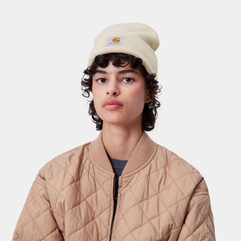 Carhartt Wip Unisex Cream Short Watch Hat