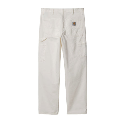 Carhartt Wip men's Single Knee trousers in white