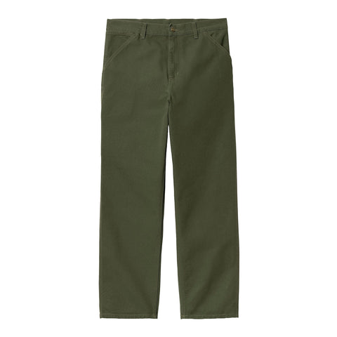 Carhartt Wip Herren Single Knee Hose grün