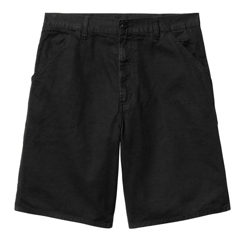 Carhartt Wip Single Knee men's short shorts in black