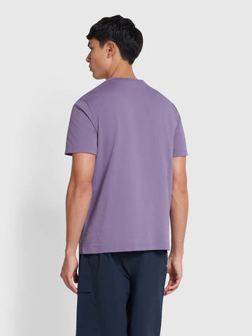 Farah Men's T-Shirt Danny Reg Purple