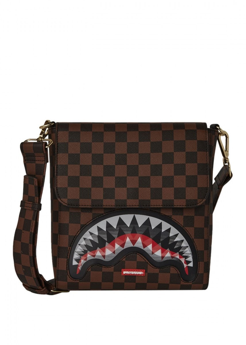 Sprayground Unisex Bag Sip Lenticular Chomp Brown