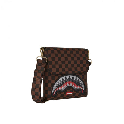 Sprayground Unisex Sip Lenticular Chomp Bag Braun