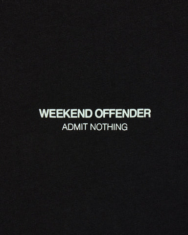 Weekend Offender T-Shirt da uomo manica corta Millergrove nera