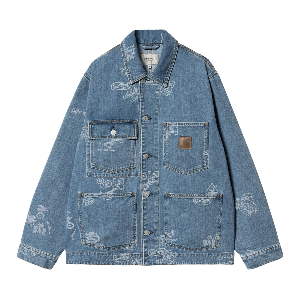 Carhartt Wip Men's Jacket Stamp Blue