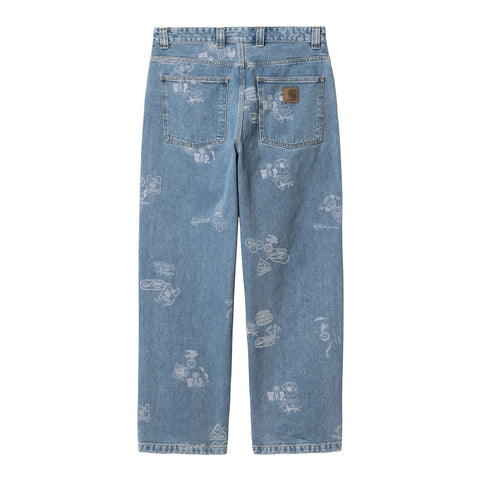 Carhartt Wip Men's Jeans Blue Stamp