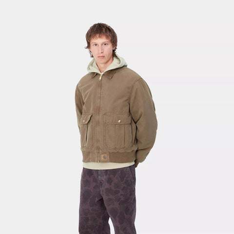 Carhartt Wip Giacca da uomo Stanton marrone