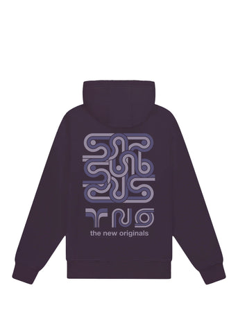 The New Original Men's Hoodie Supergraphic Purple