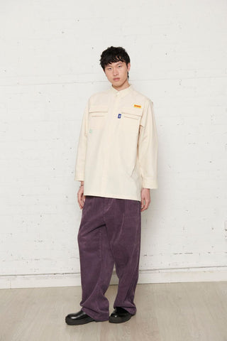 Pas De Mer Camicia da uomo Goods News panna