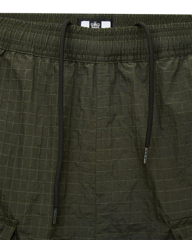 Weekend Offender Men's Zemmouri Green Drawstring Shorts